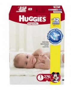 HOT! Prime Members can Get Huggies Snug & Dry Diapers Size 1 (276 Count) for Only $25.41!