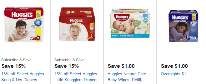 HOT! 20 Coupons for Huggies Diapers & Wipes= Stock up Prices!