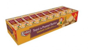 Amazon: Keebler Peanut Butter Cracker Pack Toasted, 37.26 Oz (Pack of 27) Only $7.34!