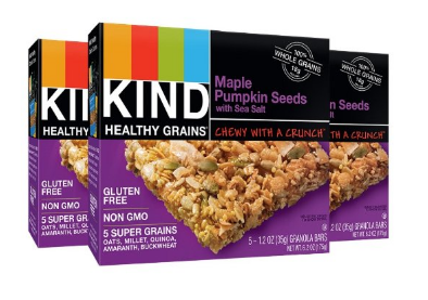 KIND Healthy Grains Granola Bars, Maple Pumpkin Seeds with Sea Salt, Gluten Free (15 count) Only $6.56 Shipped!