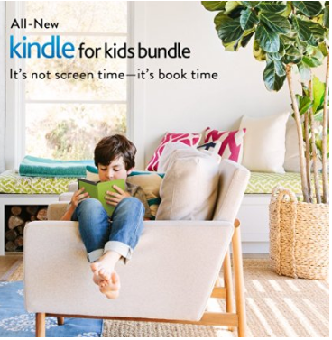 Kindle for Kids Bundle w/ latest Kindle E-reader, 2-Year Worry-Free Guarantee, and a Kid-Friendly Cover Only $99.99 Shipped! (Reg. $124.98)