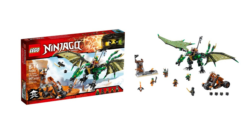 LEGO Ninjago The Green NRG Dragon Set Only $31.99!! (Reg $39.99)
