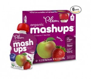 Amazon Prime Members: Plum Kids Organic Fruit Mashups, Mixed Berry, 4 Count (Pack of 6) Only $8.53!