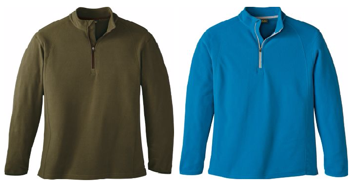 Men’s Cabela’s Foremost Fleece 1/4-Zip Pullover Only $9.99! (Reg. $39.99)