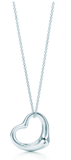 Designer Inspired White Gold Plated Heart Pendant Necklace for FREE!  Just Pay $4.99 Shipping!