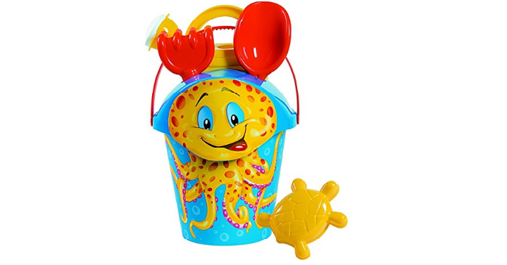Androni Beach Pail and Sand Toy Set, Octopus (6-Piece) for only $6.04!