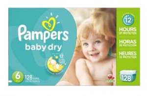 Amazon Prime Members: Pampers Baby Dry Diapers, Economy Pack Size 6 (128 Count) Only $25.18!