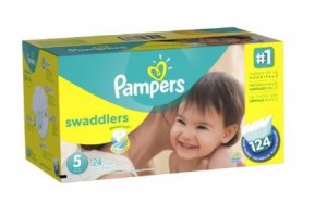 Pampers Swaddlers Diapers Size 5 Economy Pack Plus (124 Count) Only $25.18!