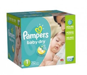 Amazon: Pampers Baby Dry Diapers Economy Pack Plus, Size 1, 252 Count Only $23.48!