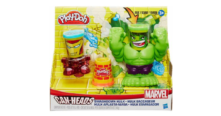 Play-Doh Smashdown Hulk Featuring Marvel Can-Heads Only $8.42! (Reg. $14.00)