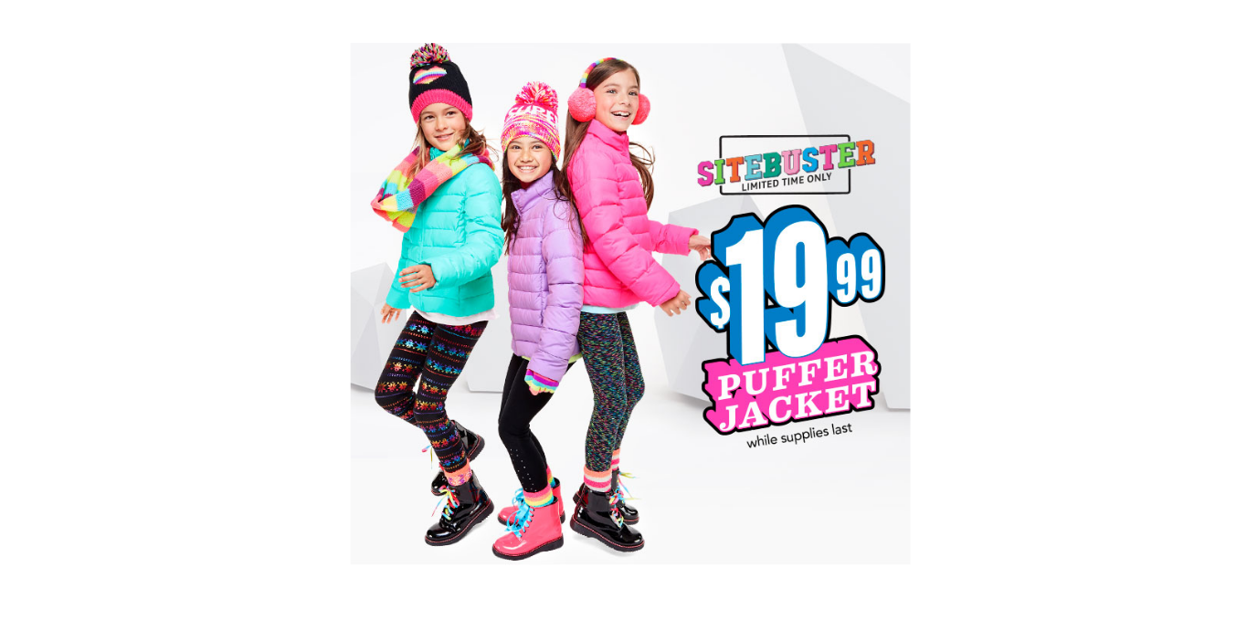 Girls’ and Boys’ Puffer Jackets ONLY $19.99 SHIPPED!! Girls’ and Boys’ Puffer Jackets ONLY $19.99 SHIPPED!!