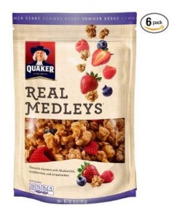 Amazon: Quaker Real Medleys Granola, Summer Berry,10 Ounce (Pack of 6) Only $14.40!
