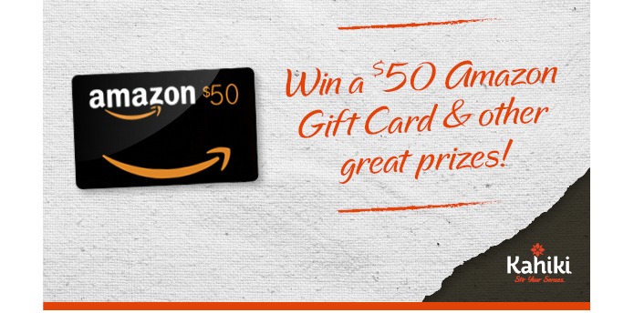 Win a $50 Amazon Gift Card, a Fitbit, and MORE With Kahiki!