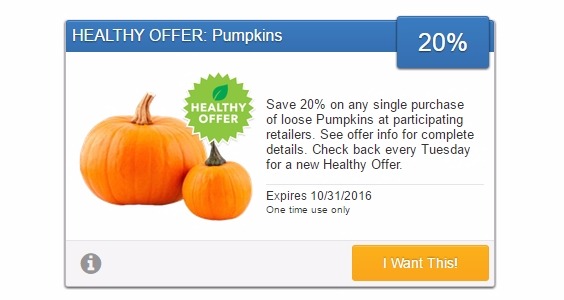 Save 20% On Pumpkins With SavingStar!