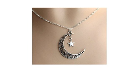 Star and Moon Necklace $2.87 Shipped!