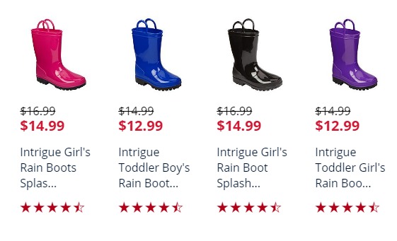 Kids’ Shoes BOGO for $1 at Kmart! Rain Boots From $7.00 per Pair!