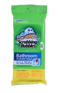 Amazon: Scrubbing Bubbles Antibacterial Bathroom Flushable Wipes, 28 Count Only $2.39!