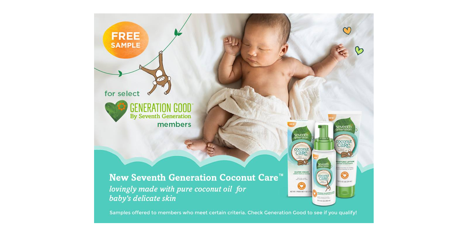 FREE Sample of Seventh Generation Coconut Care!!