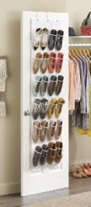 Amazon: Whitmor Crystal Clear Over The Door Shoe Organizer Only $6.38!