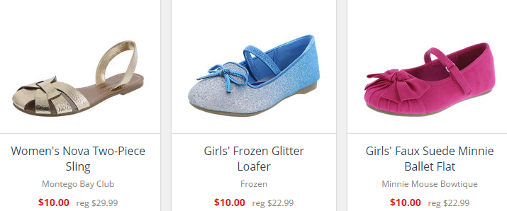 WOW! Payless $10 Red Tag Clearance Sale + BOGO 50% off = (2) Pairs of Shoes for only $15! That’s $7.50 Each!