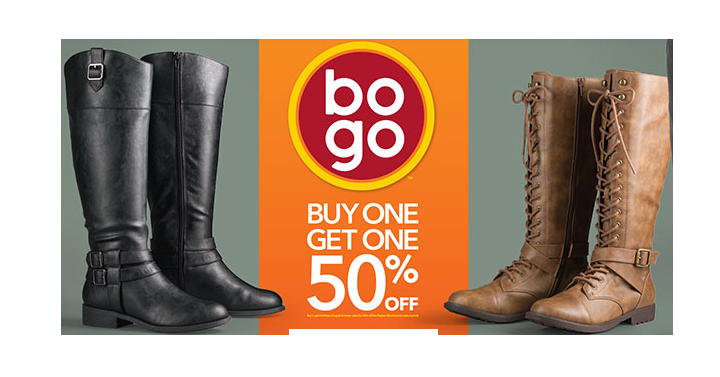 Payless Shoes: Take 31% off Everything + BOGO 50% off = Boots Only $12.42! (Today Oct. 31st Only)