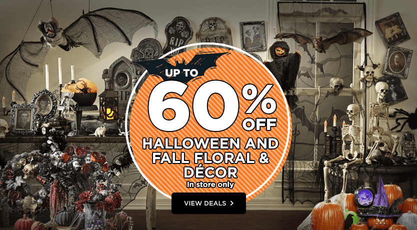 Coupon: 20% OFF Halloween Floral and Decor at Michaels!! Coupon: 20% OFF Halloween Floral and Decor at Michaels!!