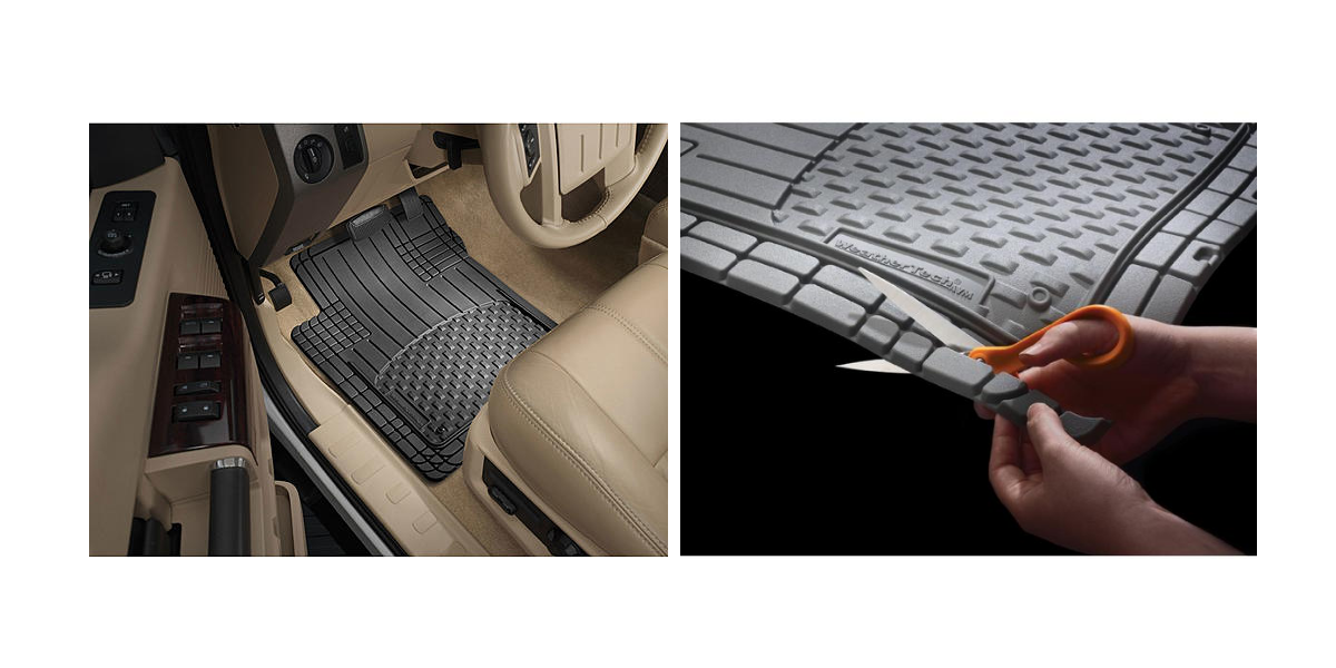 WeatherTech All Vehicle Front & Rear Universal Floor Mats—$29.69!