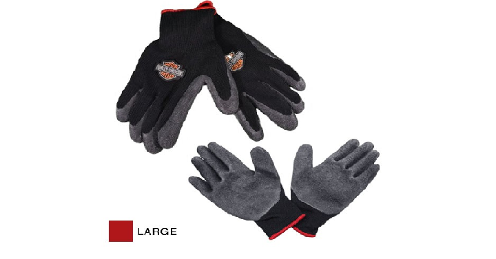 Harley Davidson Super Grip Rubber-Dipped Work Gloves Only $8.99 Shipped! (Reg. $29.99)
