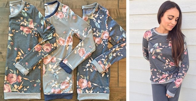 Favorite Floral Sweatshirt – Just $26.99!