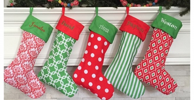 Personalized Stockings in 5 Designs – Just $13.99!