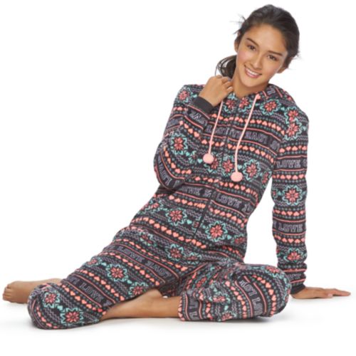 The Kohl’s Black Friday Sale! Juniors’ SO Pajamas: Plush Hooded One-Piece Pajamas – Just $11.46! *USE THE 10% OFF PJS CODE!