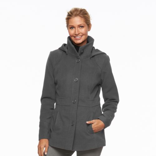 The Kohl’s Black Friday Sale! Women’s d.e.t.a.i.l.s Hooded Single-Breasted Peacoat – Just $50.99 w/ $15 Kohl’s Cash!