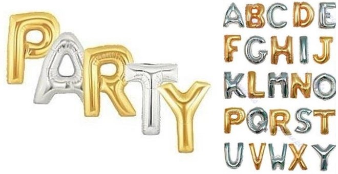 Foil Balloon Alphabet Letters – Just $1.99!