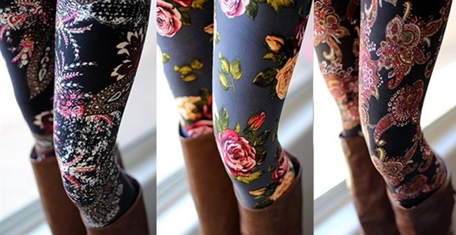 Ultra Soft Print Leggings – Extended Sizing Included! Just $8.99!