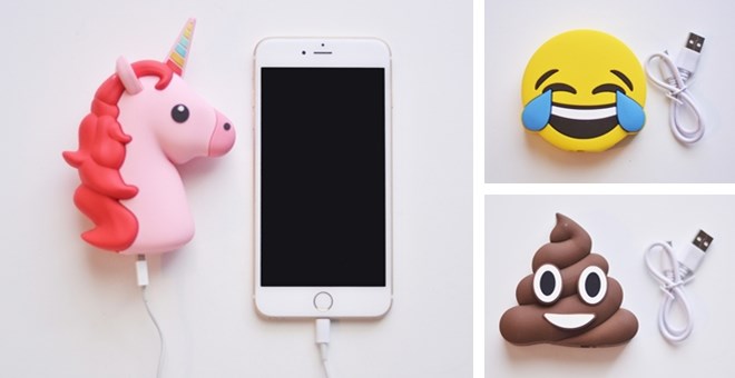 Unicorn or Emoji Powerbanks – Just $13.99! Free shipping!