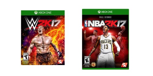 WWE 2K17 and NBA 2K17 Games From $27!!