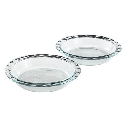 Pyrex Easy Grab 9.5″ Glass Pie Plate, 2 Pack – Just $10.86!