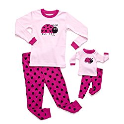 Little Girls Matching Doll & Kid Ladybug 2 Piece Pajama – Just $19.99! So cute!