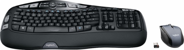 Logitech Comfort Wave Wireless Keyboard and Optical Mouse – Just $49.99!