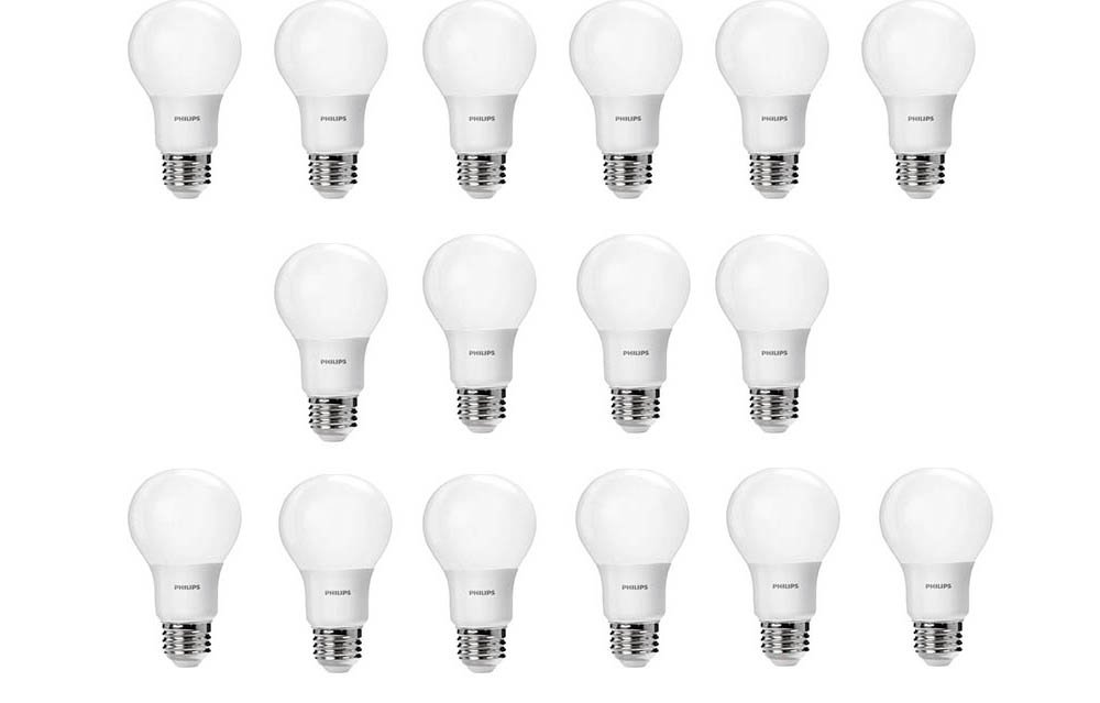 Philips 60 Watt Equivalent Daylight A19 LED Light Bulbs, 16-Pack – Just $24.56!