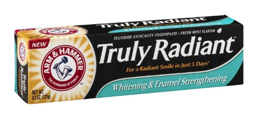 Grab a FREE sample of Arm & Hammer Truly Radiant Toothpaste!!