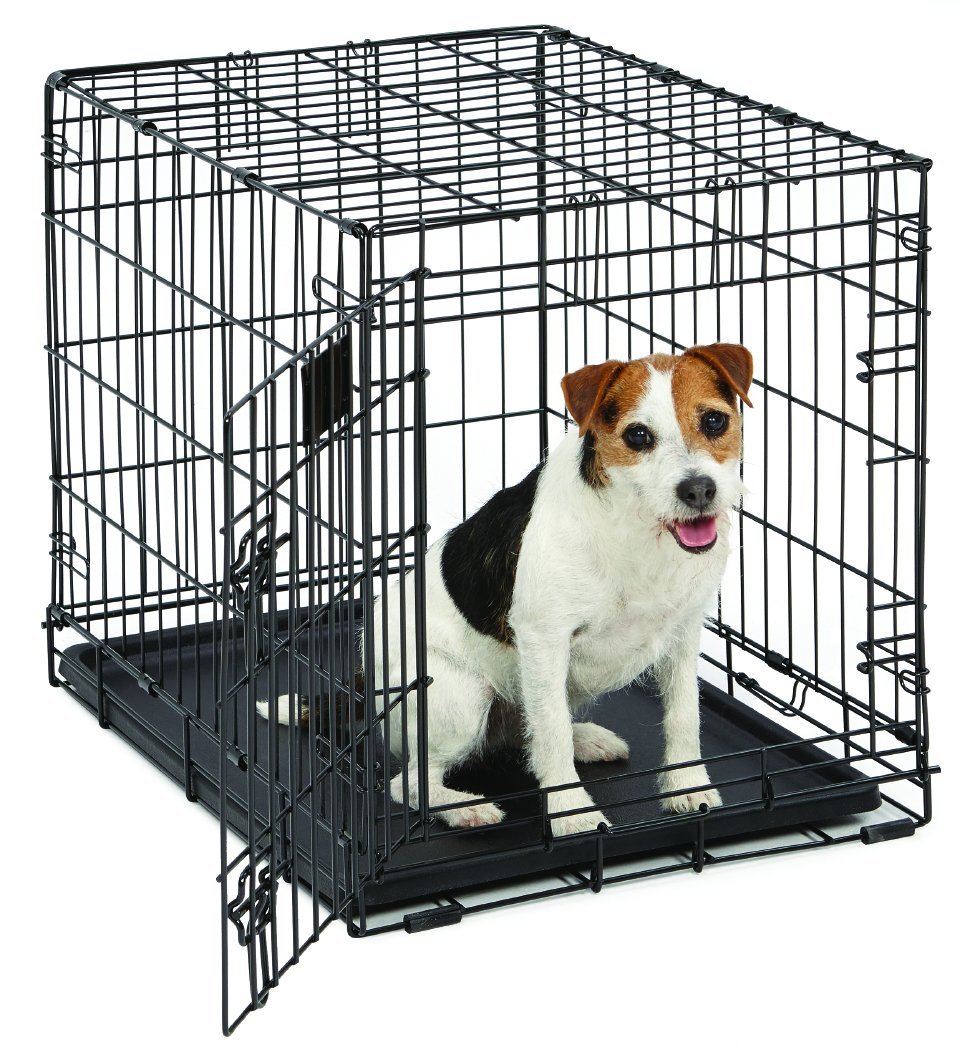 MidWest Life Stages 24 inch Folding Metal Dog Crate – Just $13.99!