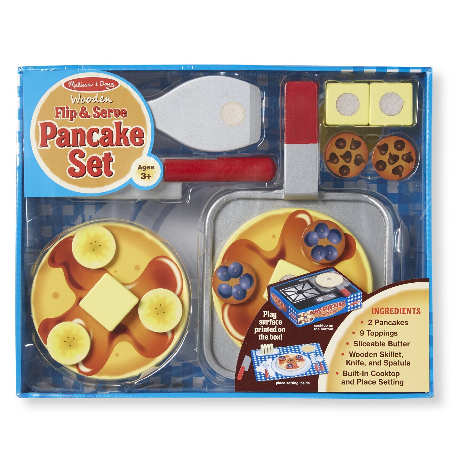 Melissa & Doug Wooden Flip and Serve Pancake Set – Just $12.24!