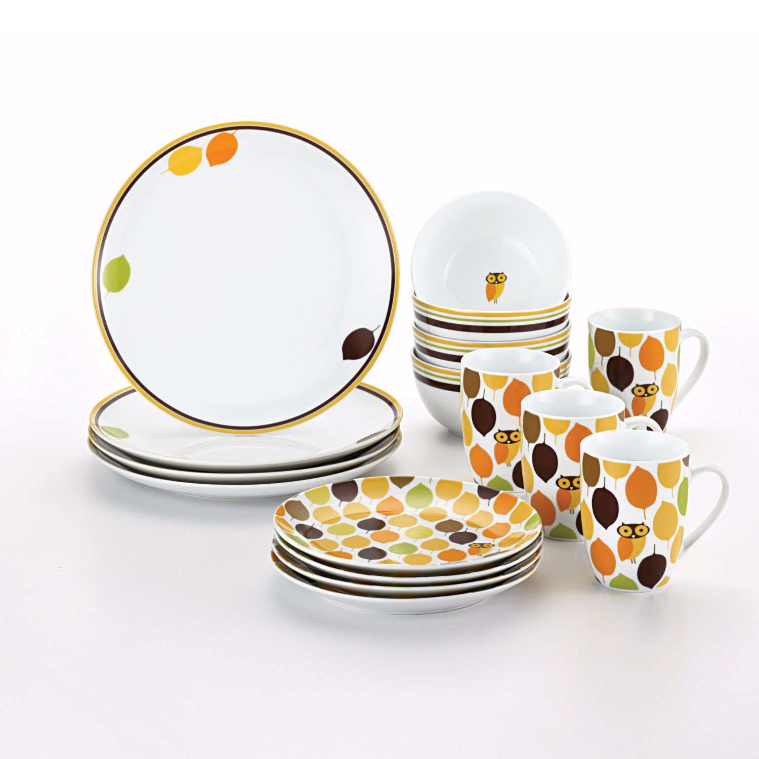 Rachael Ray Dinnerware Little Hoot 16-Piece Dinnerware Set – Just $40.06!