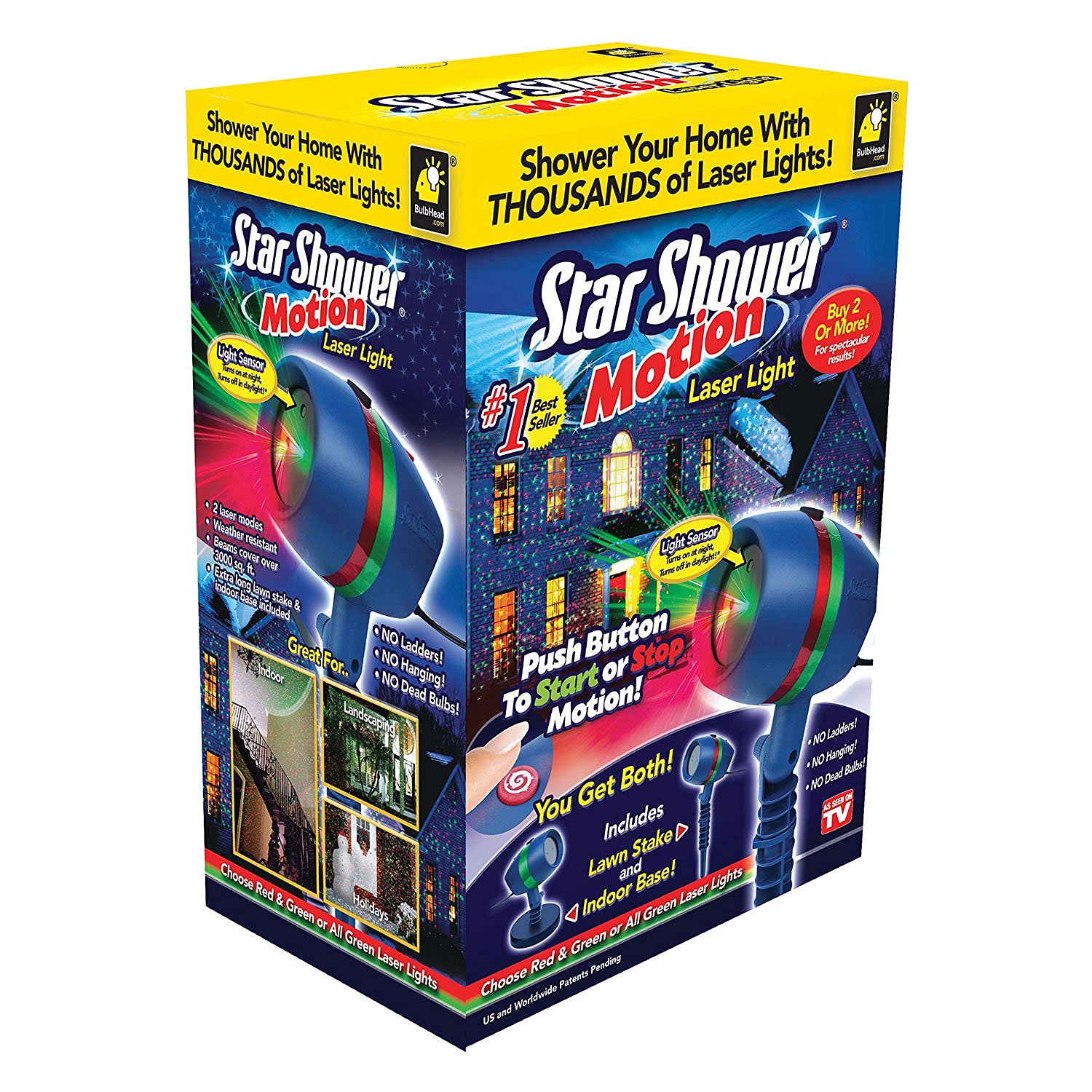 Save Big on Starshower Holiday Laser Light Projector – Just $35.49! Amazon Cyber Monday!