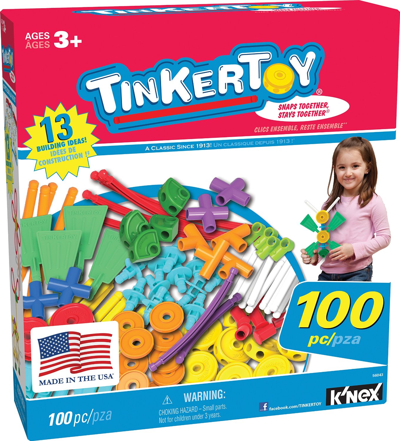 Prime Members: TINKERTOY ‒ 100 Piece Essentials Value Set – Just $17.99!