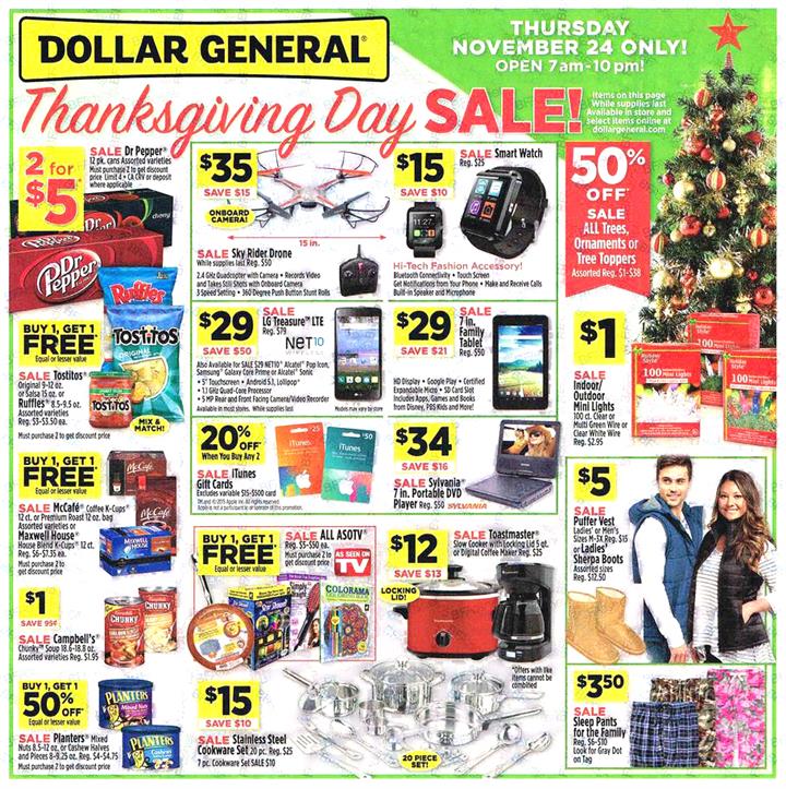 Dollar General Black Friday 2016 Ad