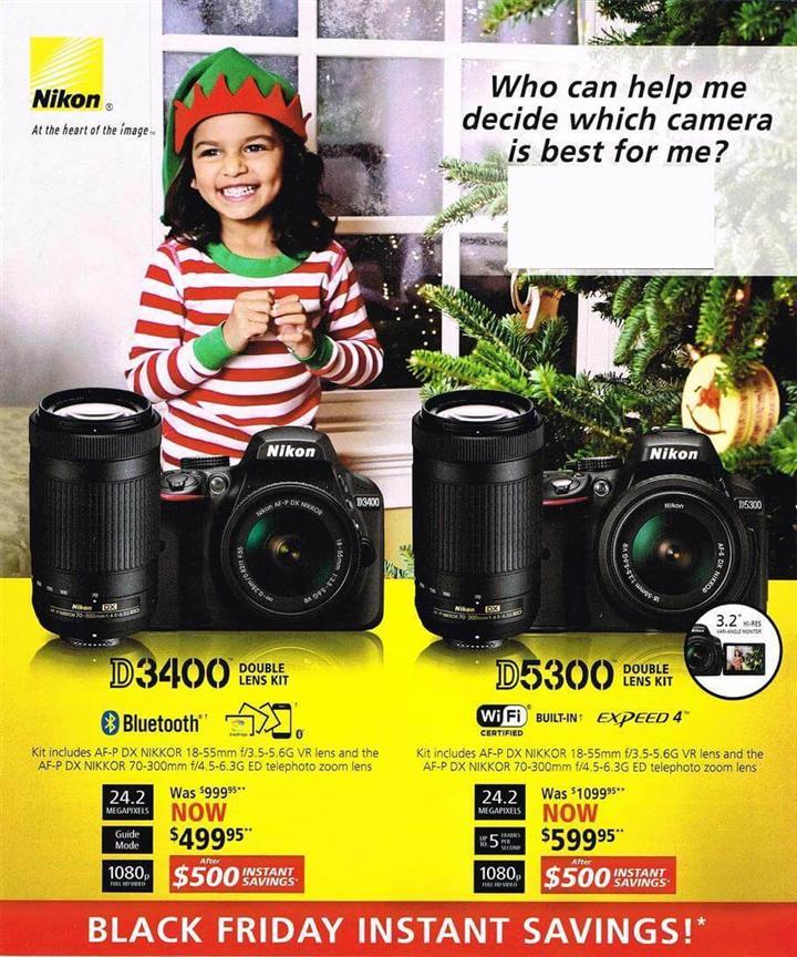 Nikon Black Friday 2016 Ad