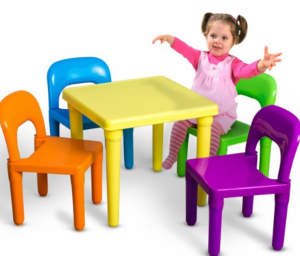 OxGord Kids Plastic Table and Chairs Set Just $29.95 Shipped!