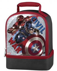 Captain America Civil War Thermos Dual Lunch Kit Just $4.63 As Add-On Item!